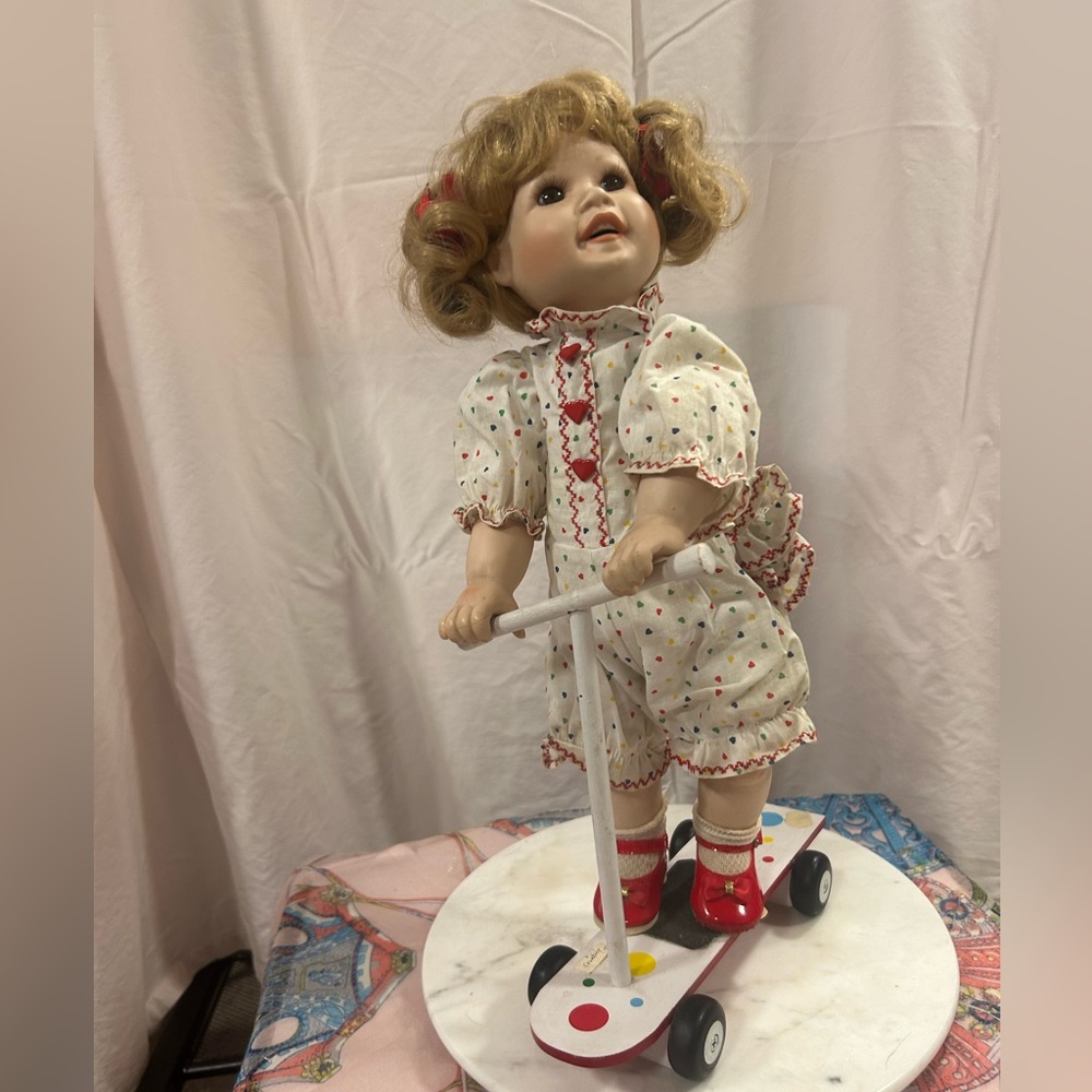 Courtney by Beverly Parker 15" Porcelain Doll The Hamilton Collection NIB